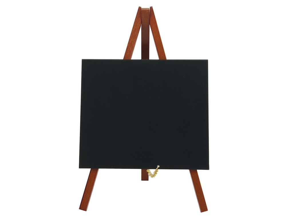 Board with mini easel Mahogany 1pc w/tu