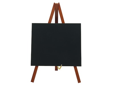 Board with mini easel Mahogany 1pc w/tu
