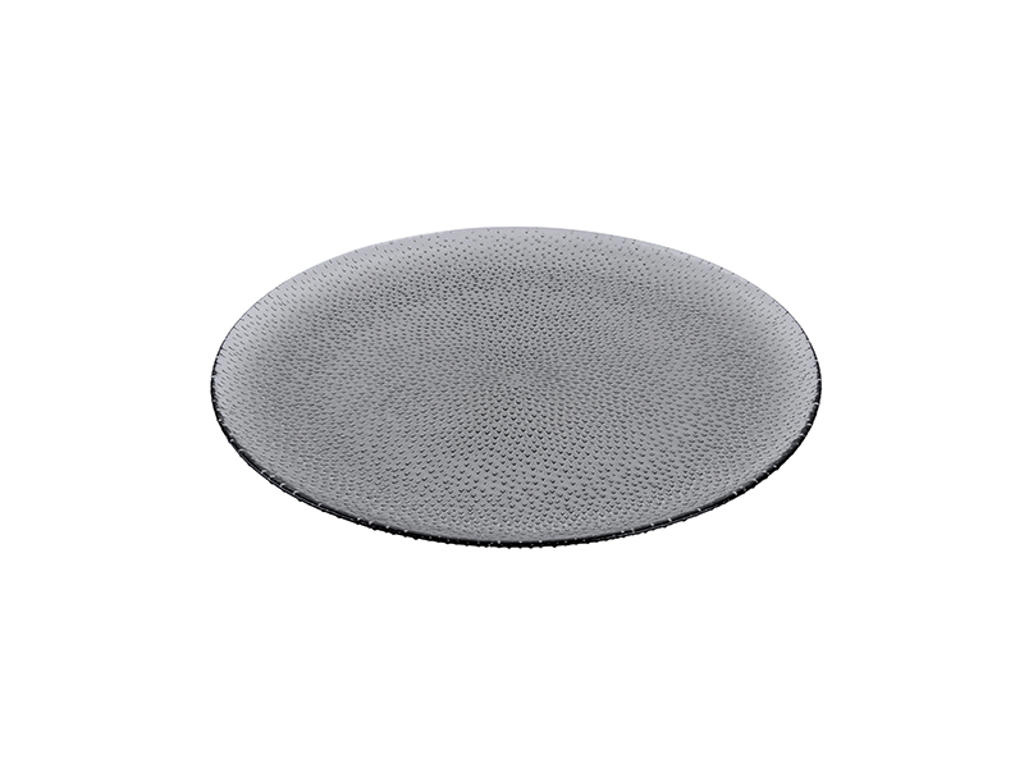 RAW Plate Glass Ø22.5 cm Smoke