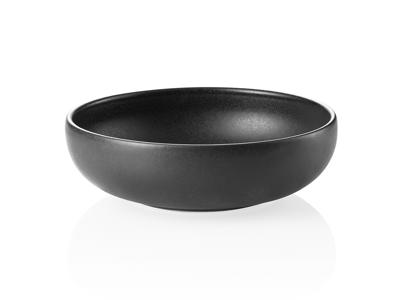 Bowl in Stoneware Black 400ml - 16x16x5cm