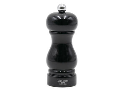 Pepper mill 13 cm Black lacquer Bisetti