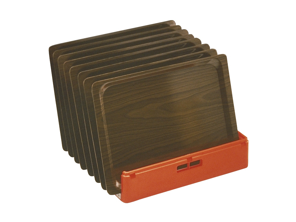 Dishwashing tray for 7 trays open RED 1 pc