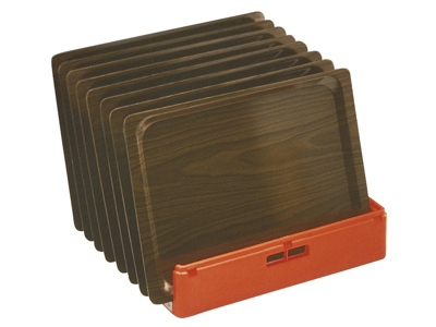 Dishwashing tray for 7 trays open RED 1 pc