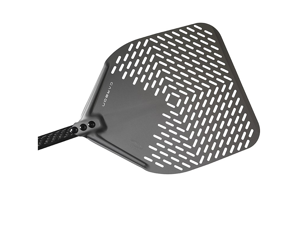 Pizza shovel 36x36 cm perf. 150 cm Carbon