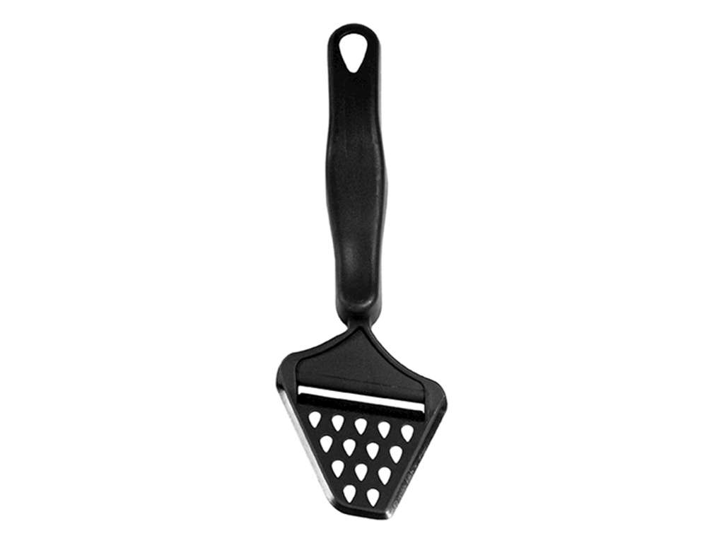 Cheese slicer plastic black with holes