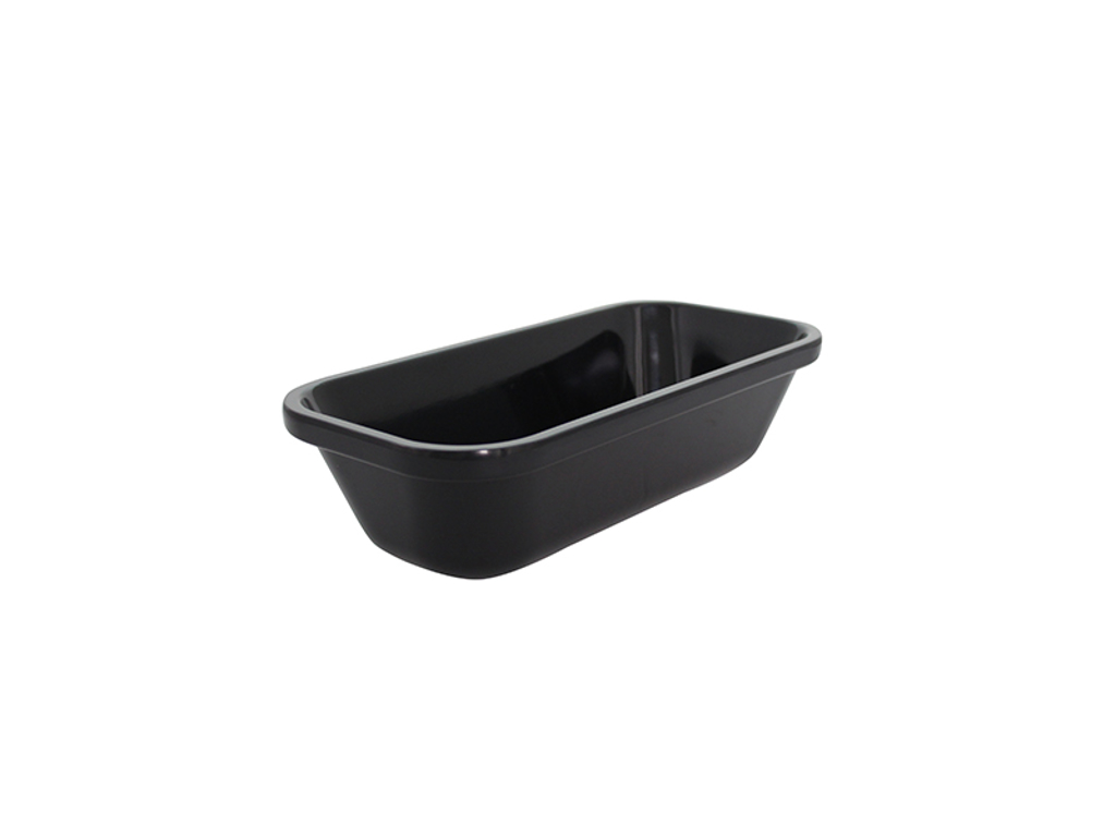 Butcher tray Black melamine 28x14x7.6 cm