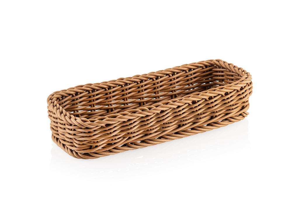 Cutlery basket Brown 27x10x5 cm Weaver Pro