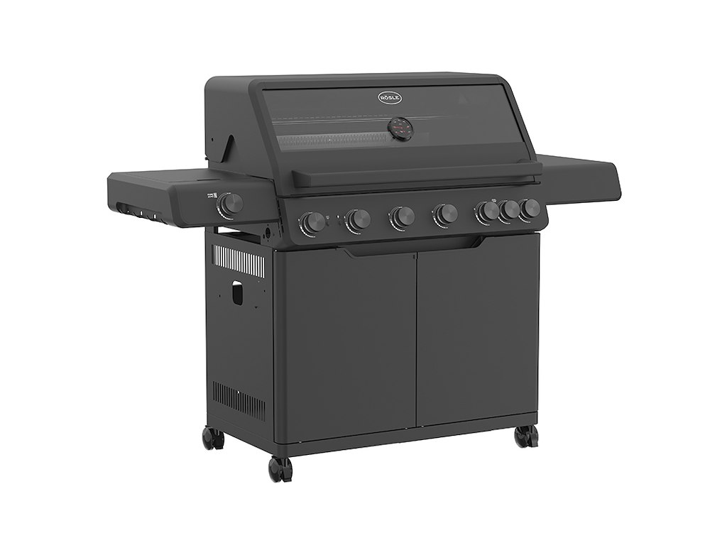 Gas Grill AllFlame Hero 6 28000 Watt Black