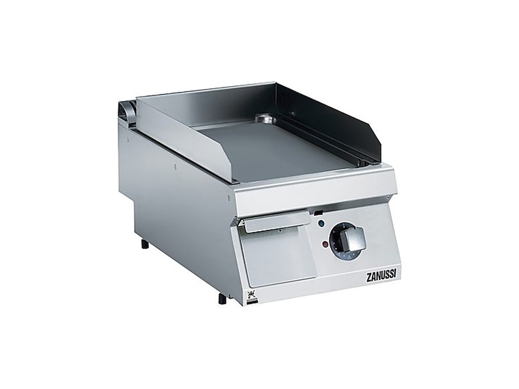 Fry top smooth chromium for electricity