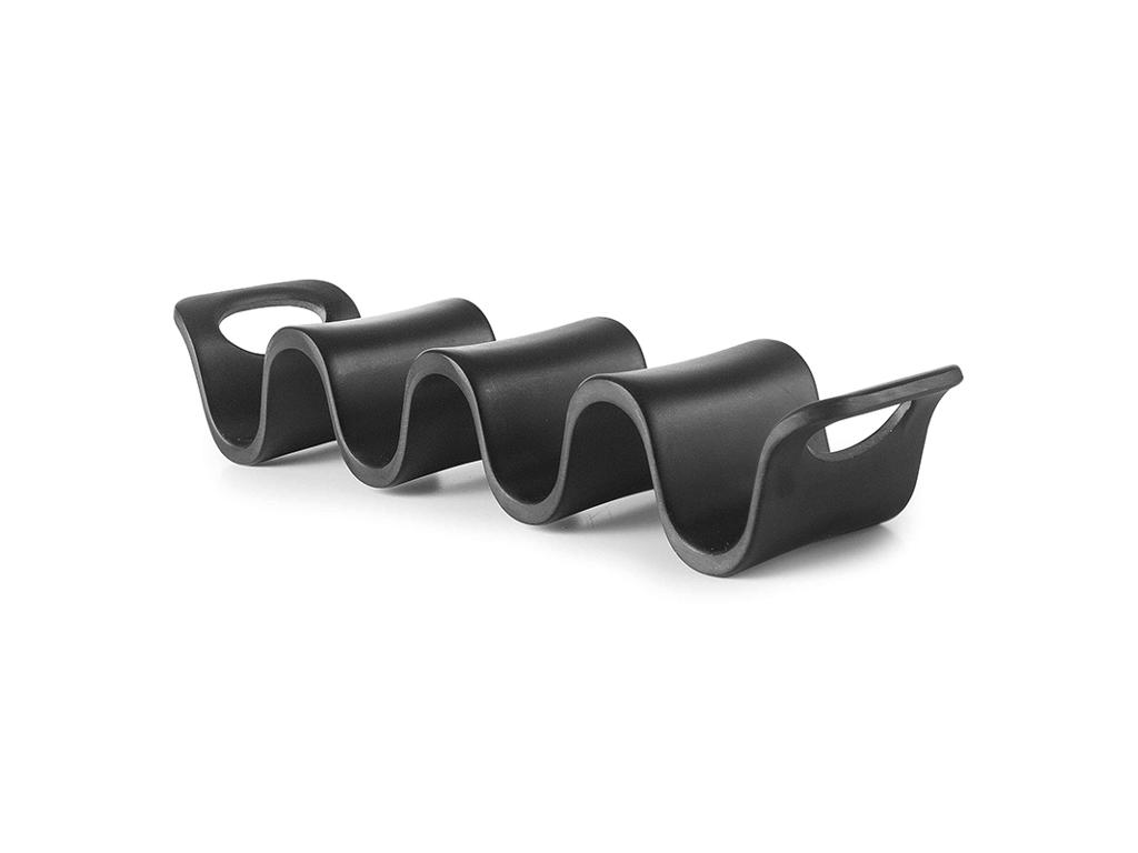 Holder for Tacos 3-4 pcs Black Melamine