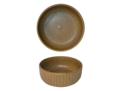 Bowl High Ø13 cm Brown Gordion