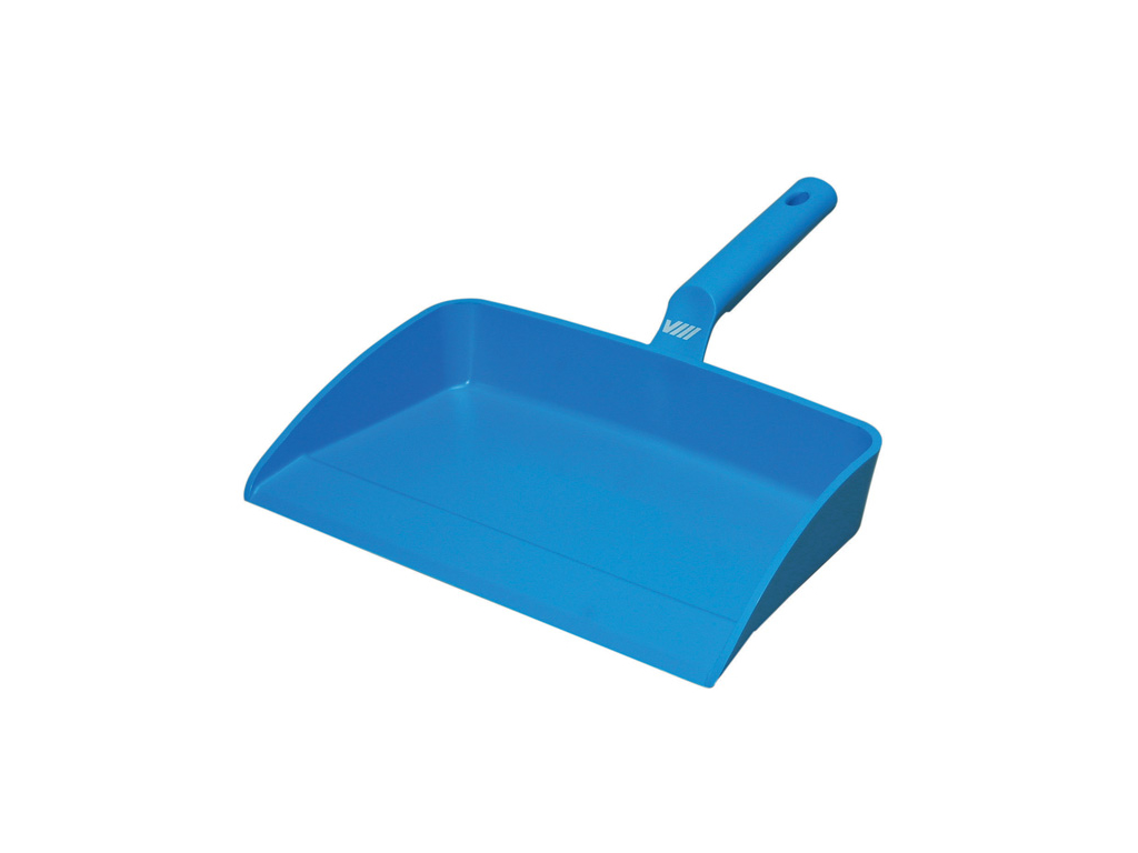 Dustpan plastic, blue, 29 cm wide