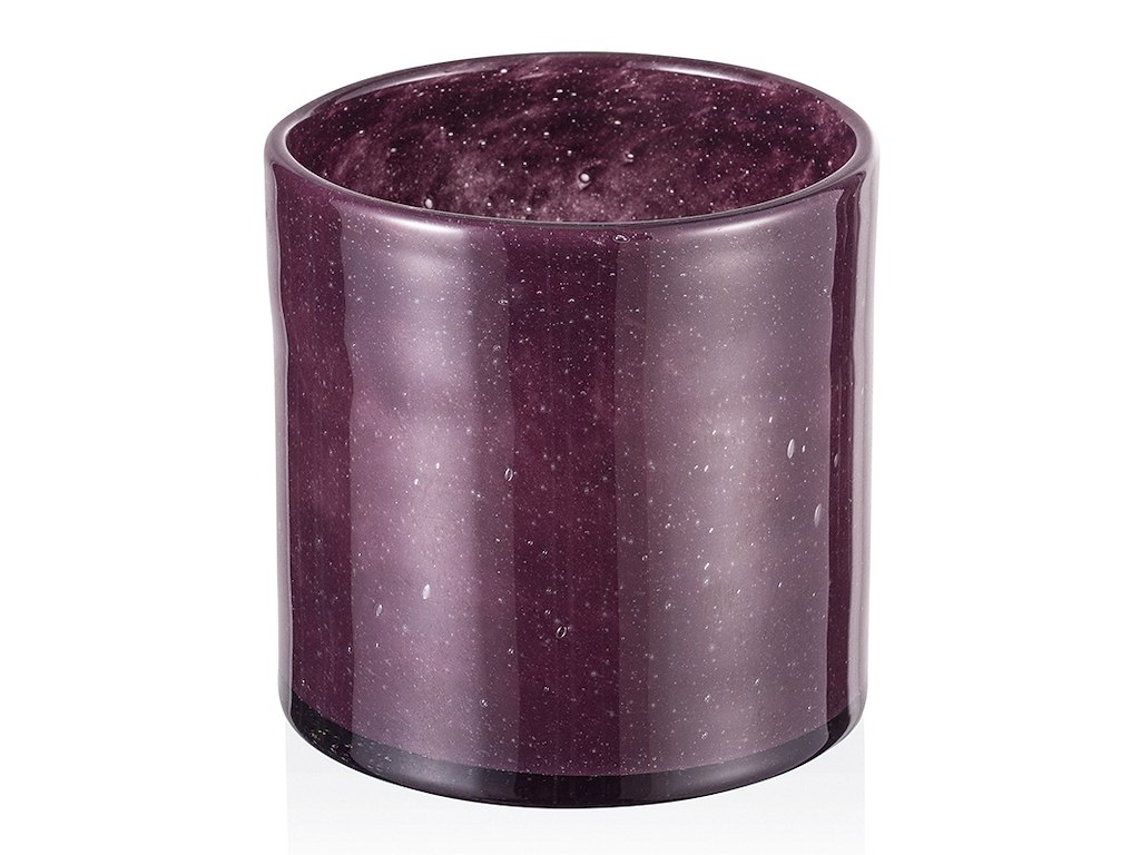 Candle holder Ø10x10 cm Glass Galaxy Mauve