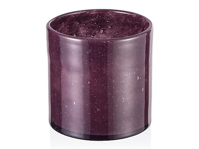 Candle holder Ø10x10 cm Glass Galaxy Mauve