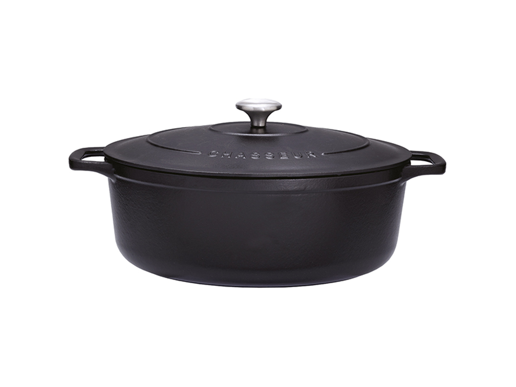 Chasseur Pot 21.7x17.7 mm oval black