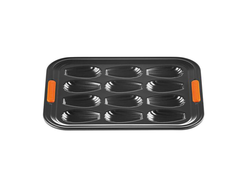 Baking Tray - Carbon Steel - Black - 43x27cm - 12 Holes