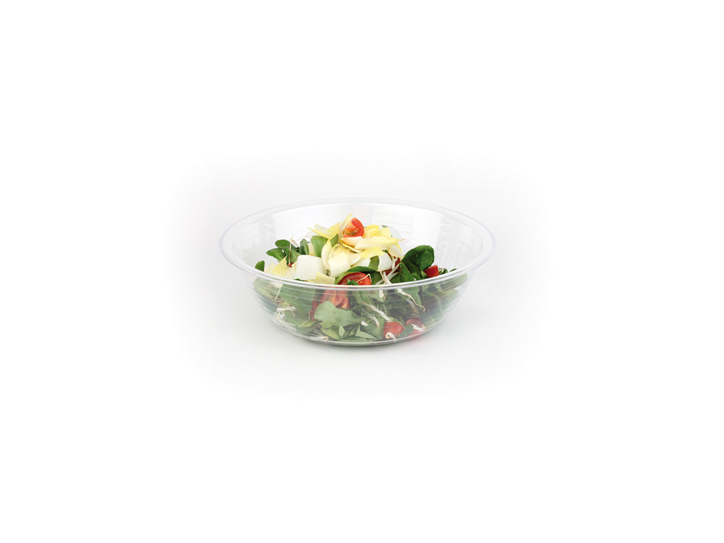Bowl Glass Clear Plastic 32.5x10 cm 4 ltr.