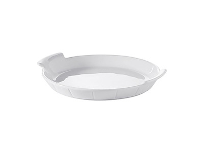 Dish with handle Ø 17.5 cm White Sfood