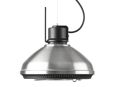 Stayhot HAL heat lamp in stainless steel