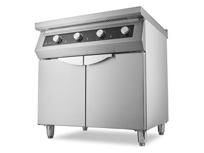 Maxima Induction Cooking Table 4 Zones w/Cabinet