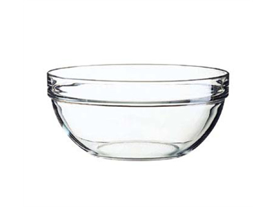 Stackable glass bowl 26 cm 3.4 ltr.