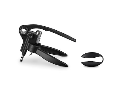 Corkscrew with Foil Cutter - Black - LM-250
