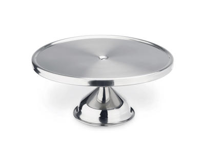 Cake plate with foot Crom ø30cm H 14.5 cm