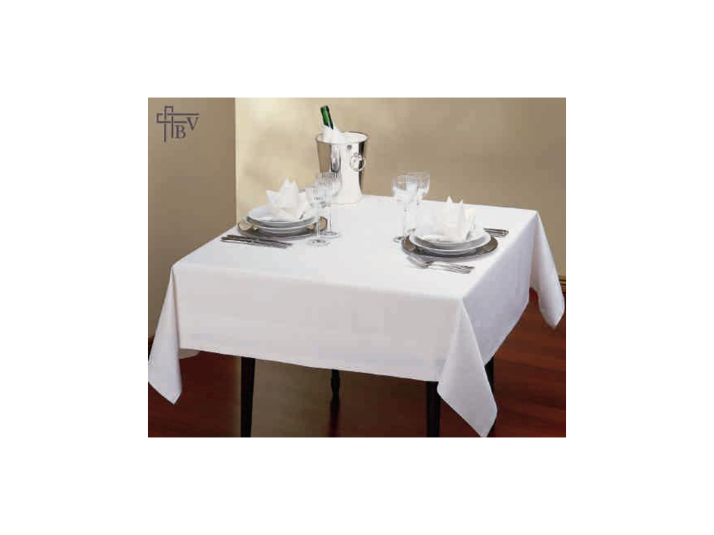 Tablecloth white 140*240 cm 100 % cotton.