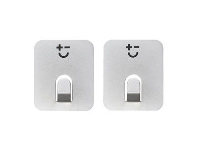 Magnetic hooks 2-pack Silver