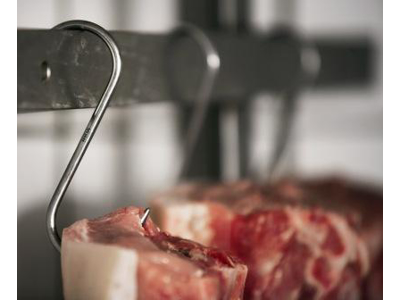 S-hook, stainless steel 100 x 4 mm