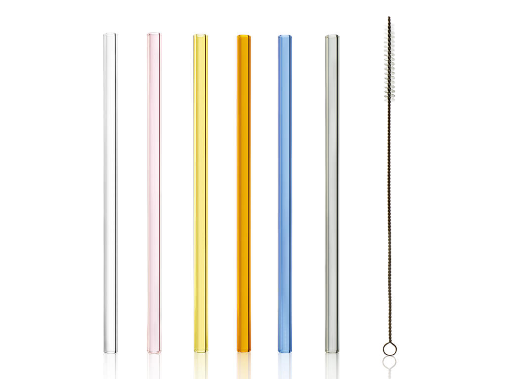 Glass Straws - Multi - 200x9mm