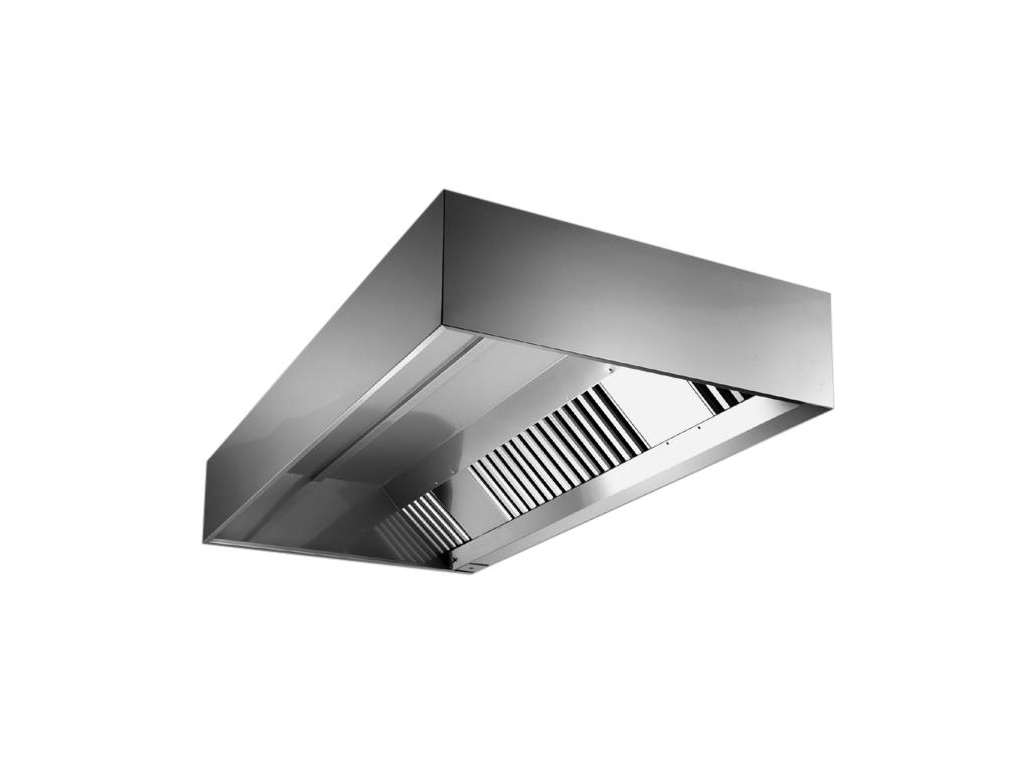 Extractor hood 2000x1400 mm EP wall-mounted