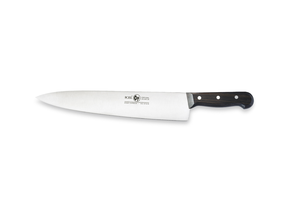 Chef's Knife - Stainless Steel - Rosewood - 30cm - 250g
