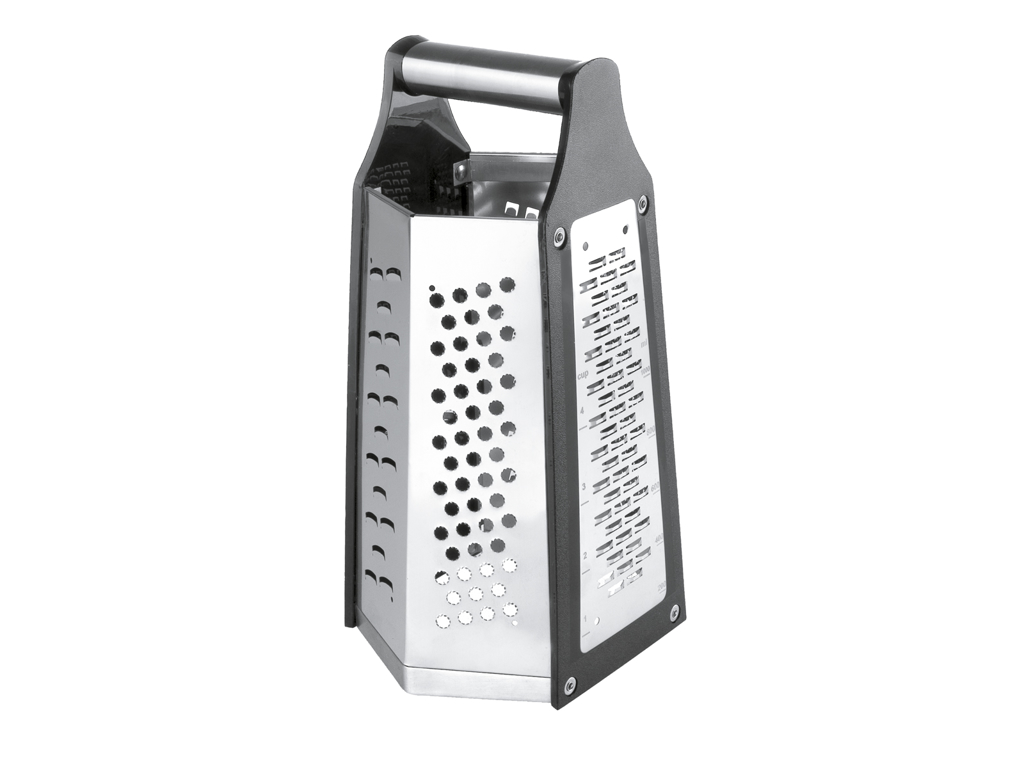 Raw food star 23 cm with 6 grating surfaces