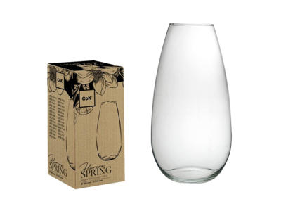 Vase Glass Ø180 mm H: 370 Spring