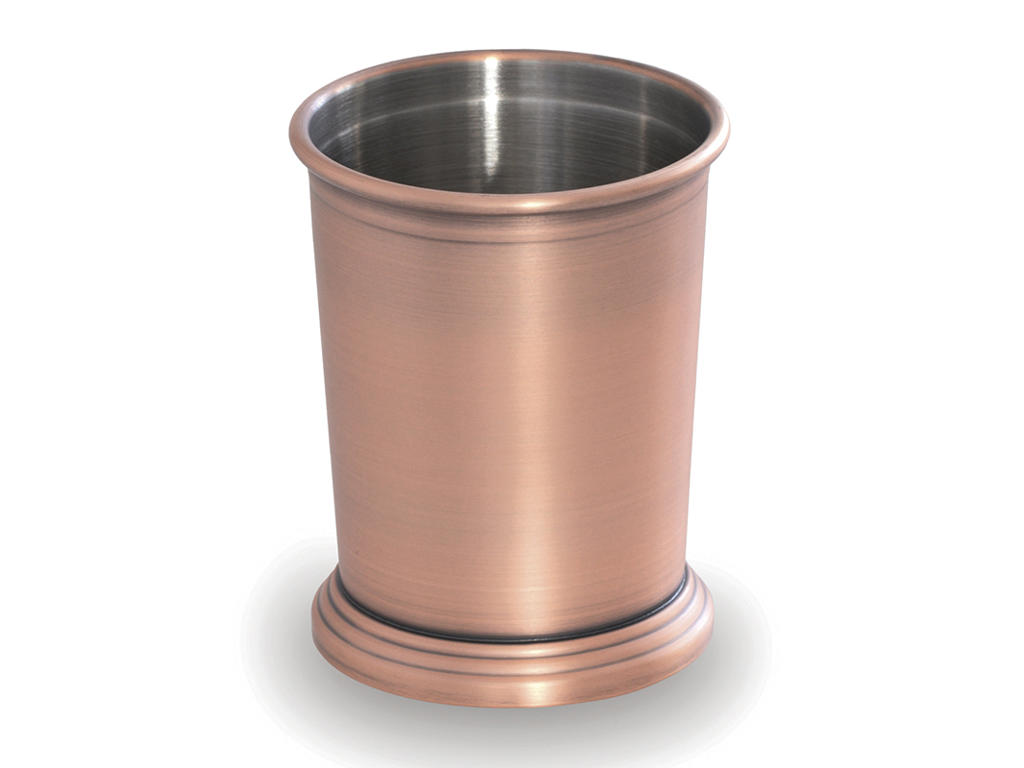 Mug without handle matte copper Ø8.5 cm 35 cl Lac