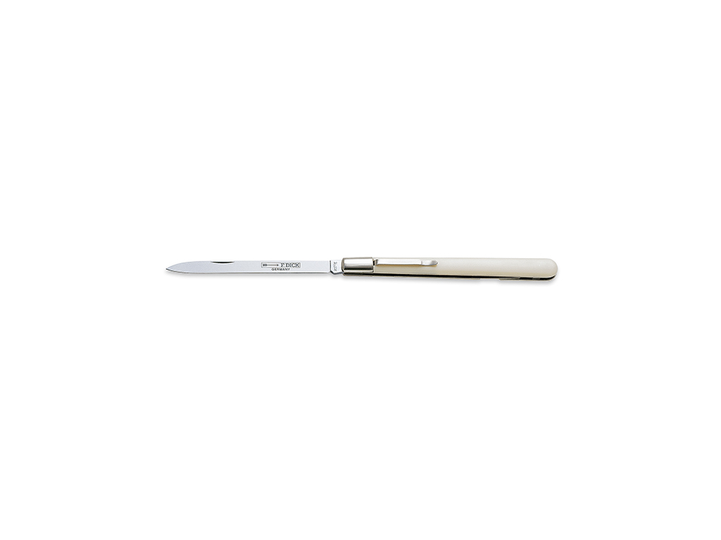 Sausage knife for samples, 11 cm, F. Dick Superior, with folding fork