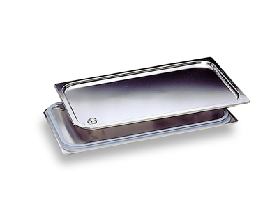 Counter lid stainless steel click 1/4 GN