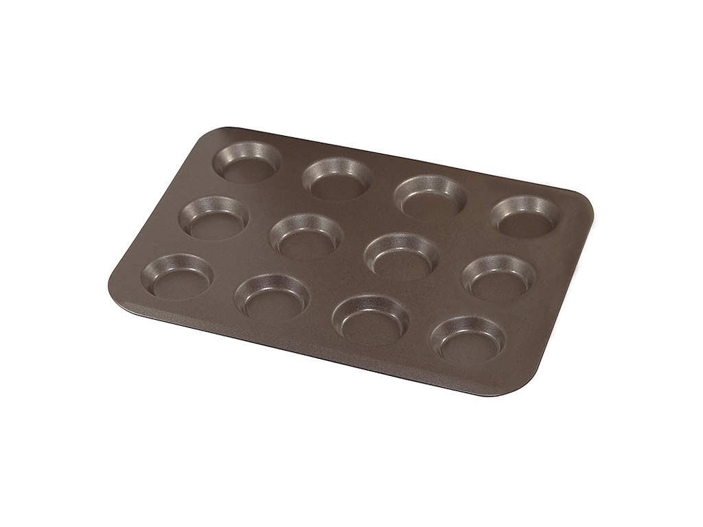 Baking mold Non-stick 32x24.5 12 tarts Ø55