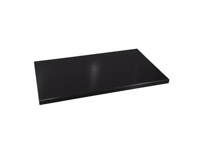 Cutting board polyd Black 50x30x2 groove/dup