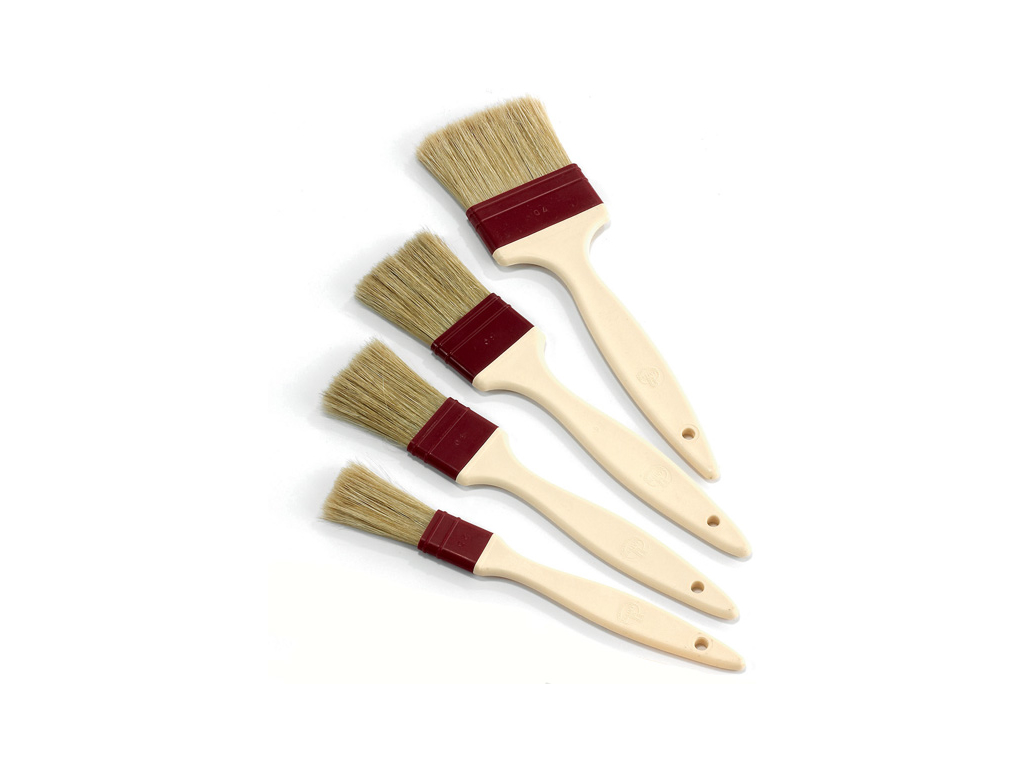 Flat brush 70 mm with plastic handle