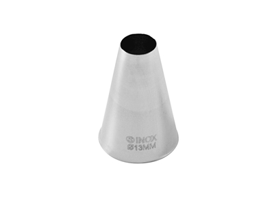 Nozzle simple 13 mm stainless steel