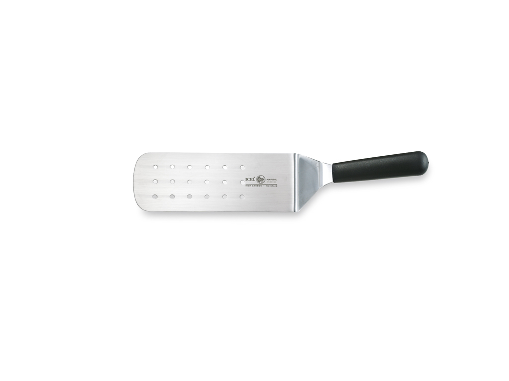 Palette Knife with Stainless Steel Black 200mm Perforated