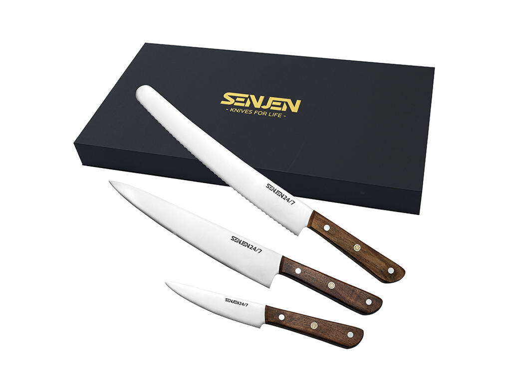 SENJEN Knife Set 24/7 12-23-25 cm in box