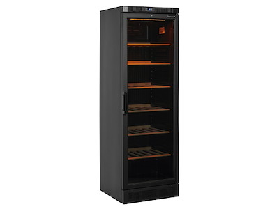 Wine cooler 350 ltr. Black 1-18C