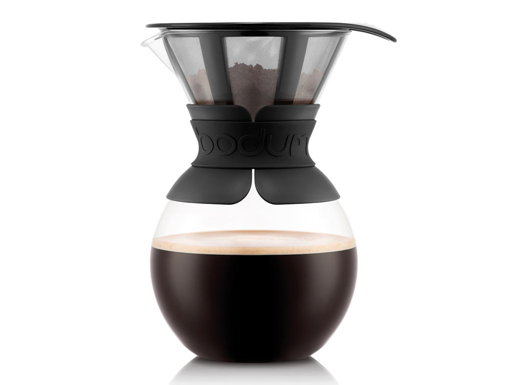 Coffee Brewer Pour Over Black 8 cups