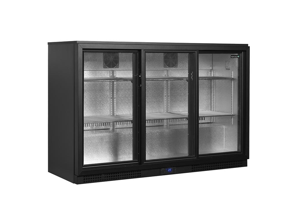 Backbar Black with 3 Sliding Doors +2-+10