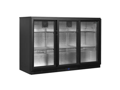 Backbar Black with 3 Sliding Doors +2-+10