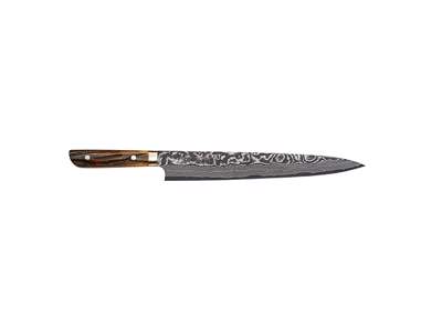 Slicing knife, 27 cm, Takefu Yellow Bull, VG-10 61 layers