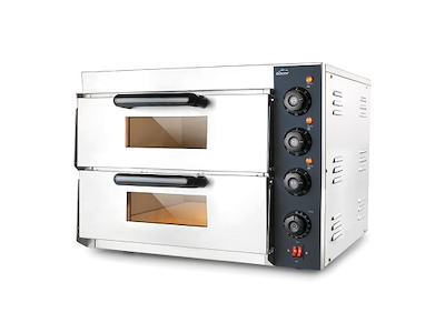 Electric Pizza Oven - 0-300°C - 2 Decks - 2 Pizzas - 0x0x0mm